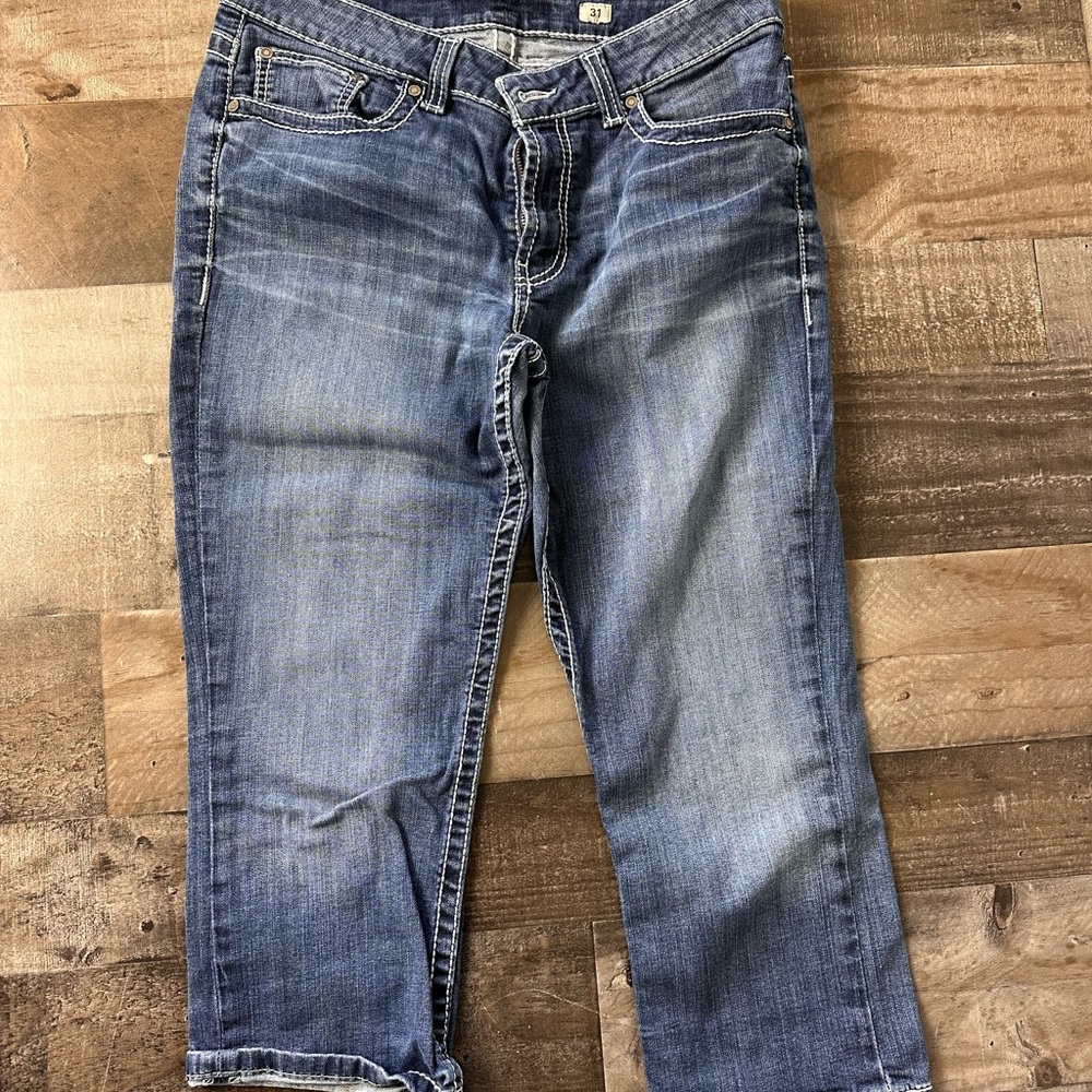 BKE Blue Capris Pants